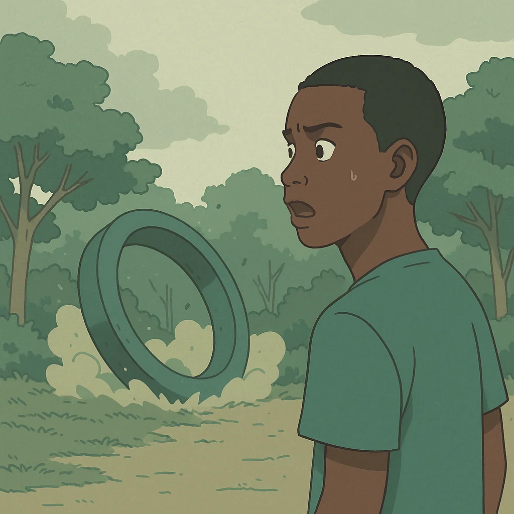 Als ein 500-kg-heißes Metall in Kenia vom Himmel fiel