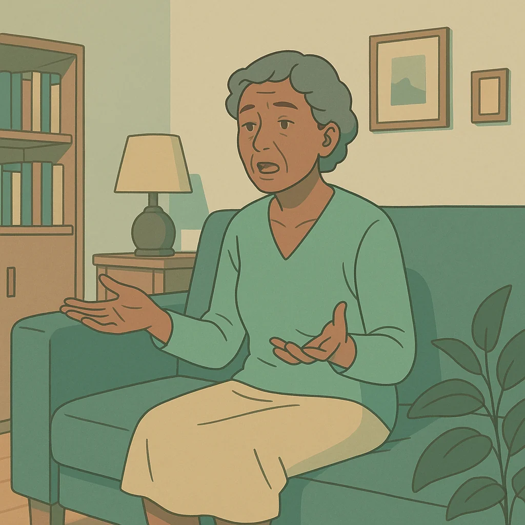 Althia, die mit italienischem Akzent aufwachte