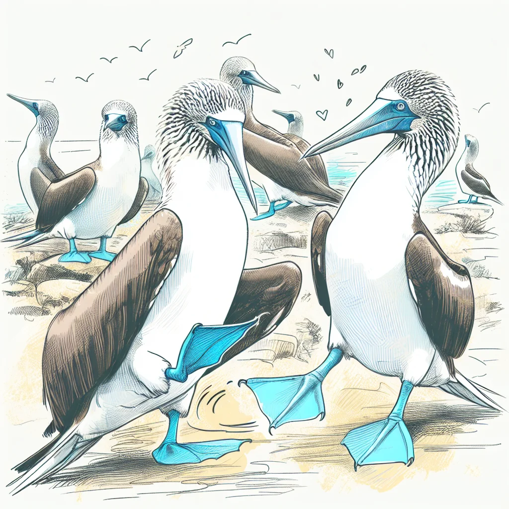 Tanze wie ein Blaufußtölpel